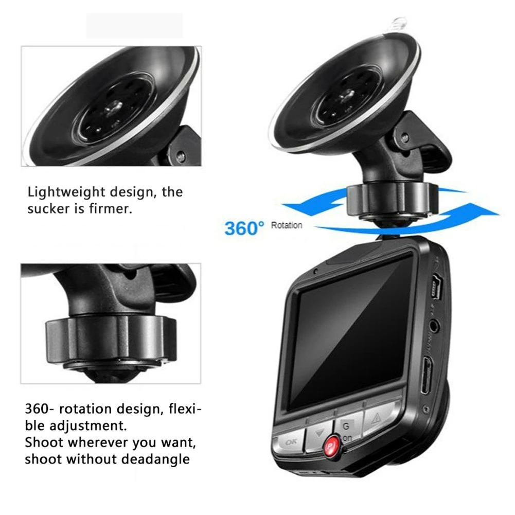 VigiCam MiniDrive 2.4" — Dashcam Compacte Full HD Discret