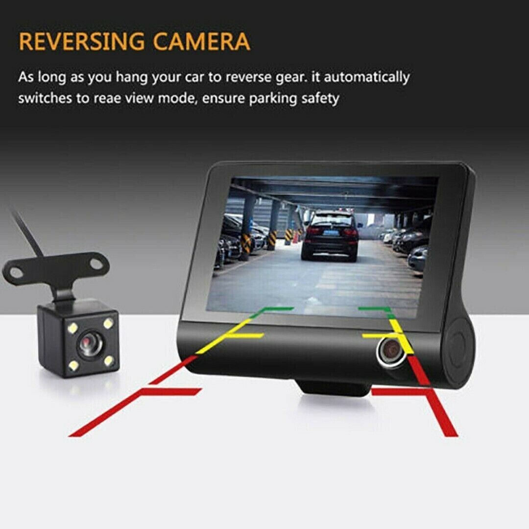 VigiCam DuoView 4" — Dashcam Double Objectif Avant/Arrière Full HD