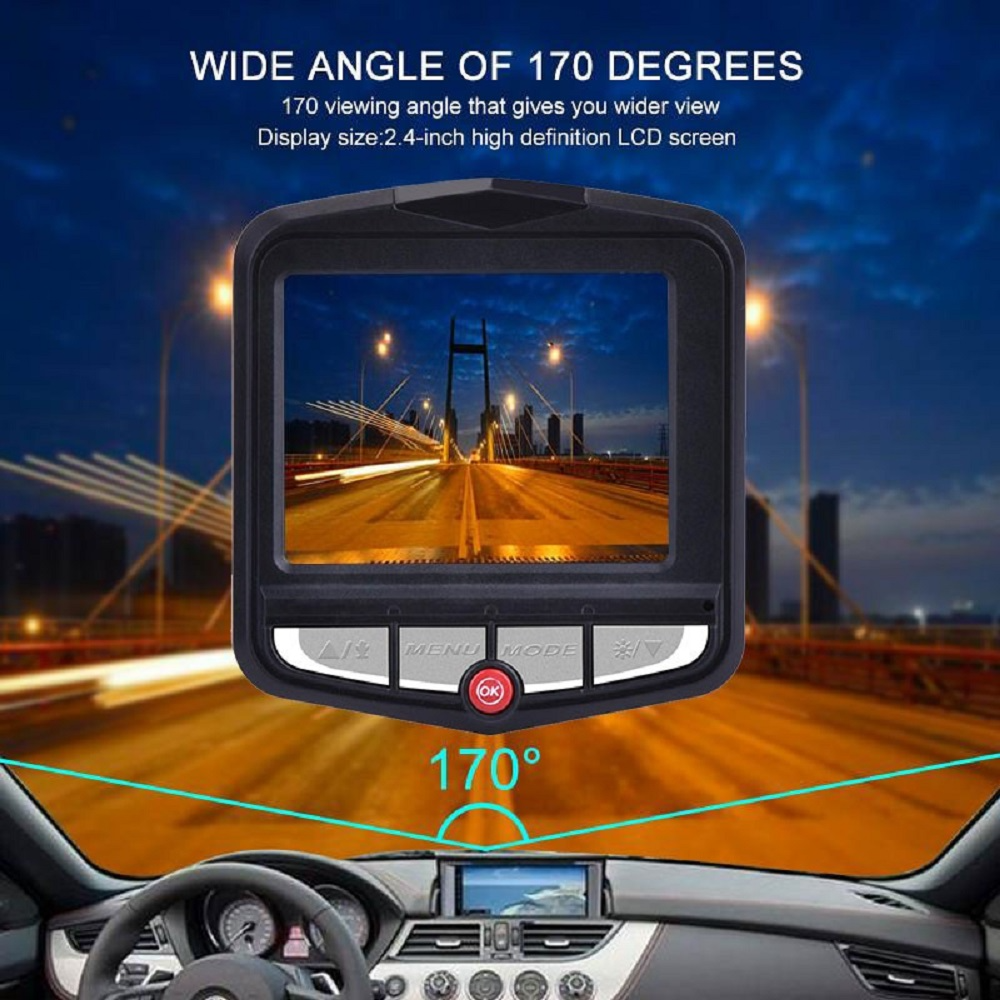 VigiCam MiniDrive 2.4" — Dashcam Compacte Full HD Discret