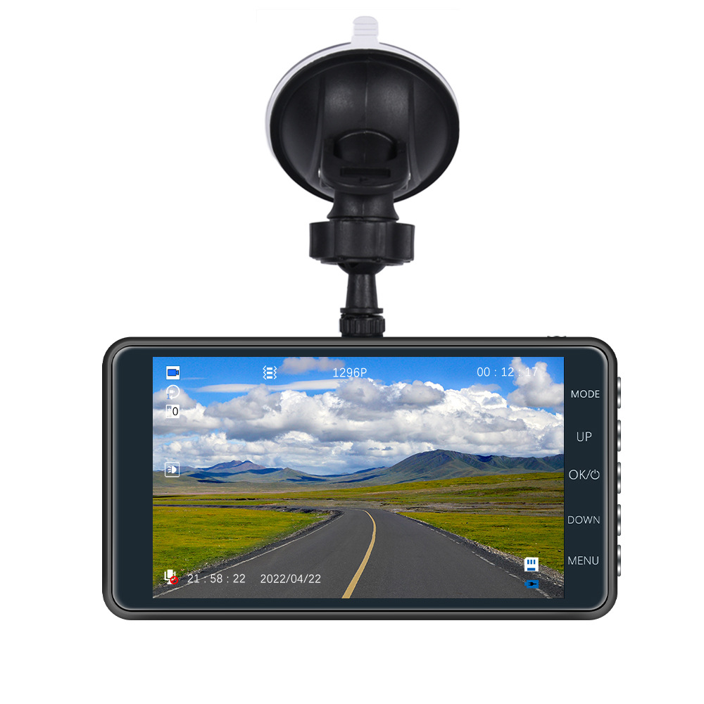 VigiCam TouchPro 4" — Dashcam Écran Tactile Double Objectif Full HD