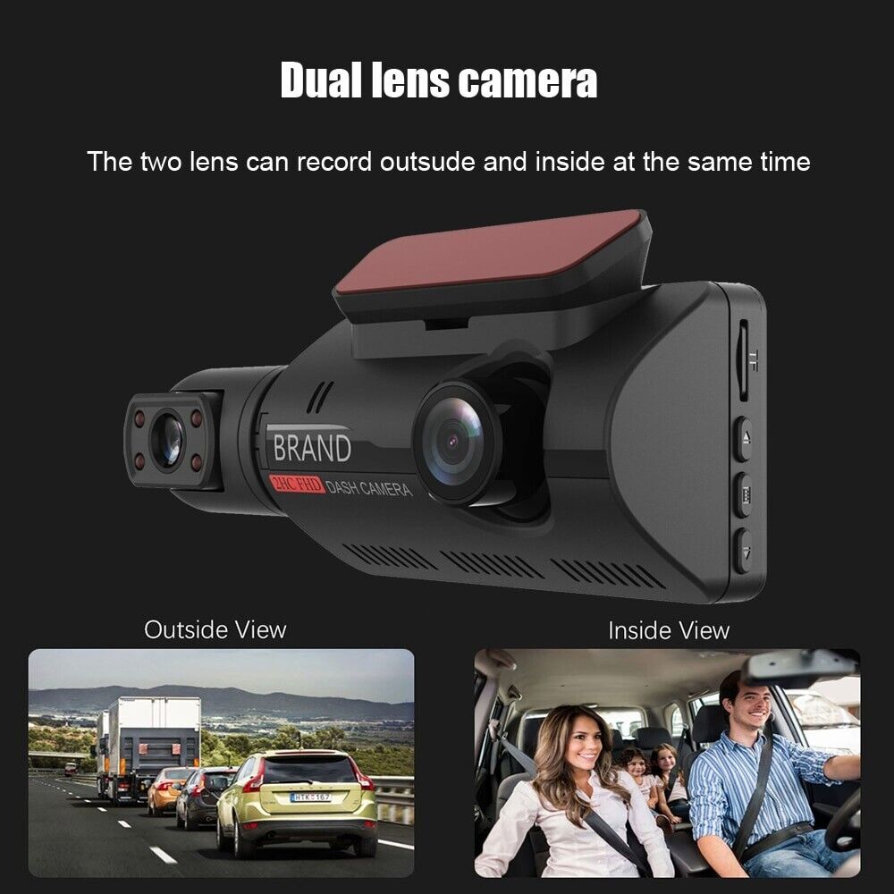 VigiCam CabinGuard — Dashcam Double Lens Habitacle & Route Full HD
