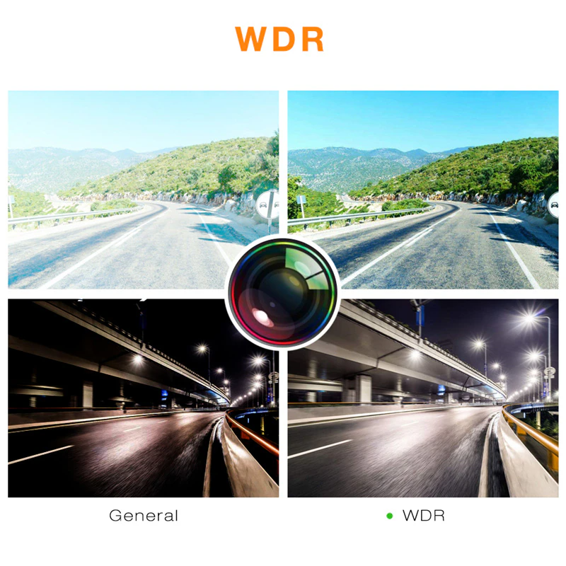 VigiCam SmartAngle 170° — Dashcam WiFi Grand Angle avec Détecteur de Choc