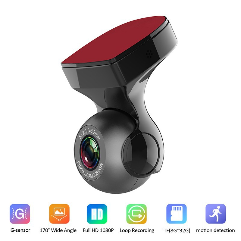 VigiCam SmartAngle 170° — Dashcam WiFi Grand Angle avec Détecteur de Choc
