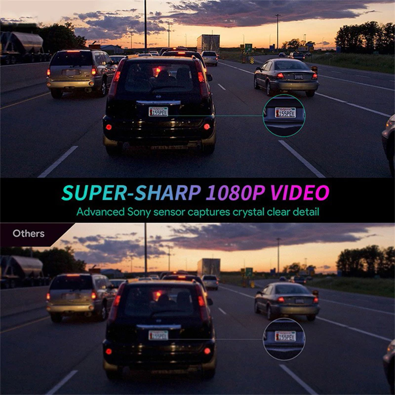 VigiCam SmartAngle 170° — Dashcam WiFi Grand Angle avec Détecteur de Choc