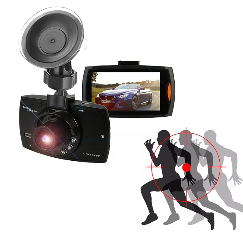 VigiCam NightGuard 2.7" — Dashcam Vision Nocturne Full HD Avant/Arrière