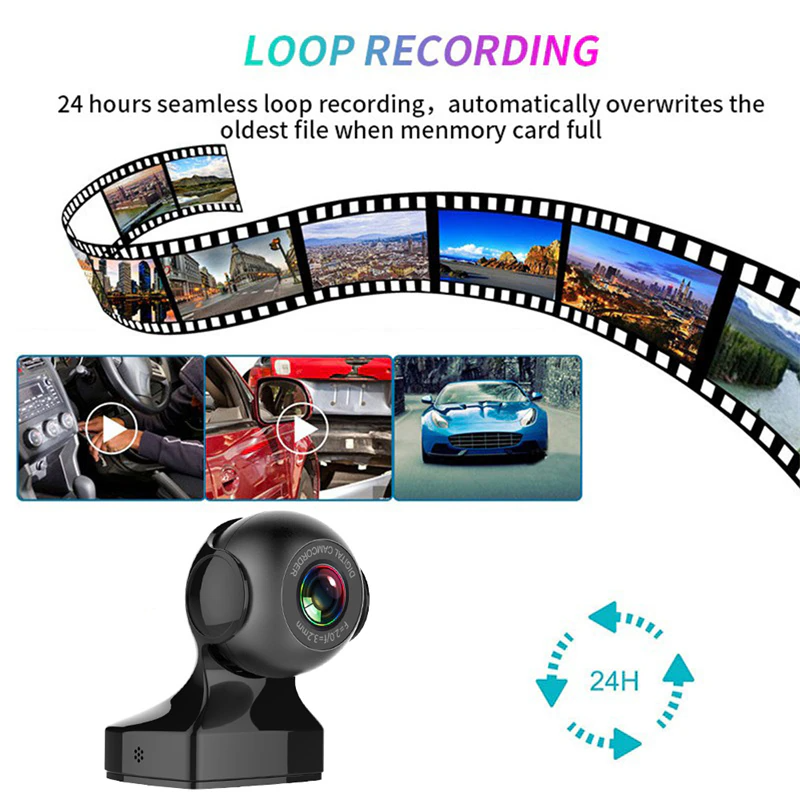 VigiCam SmartAngle 170° — Dashcam WiFi Grand Angle avec Détecteur de Choc