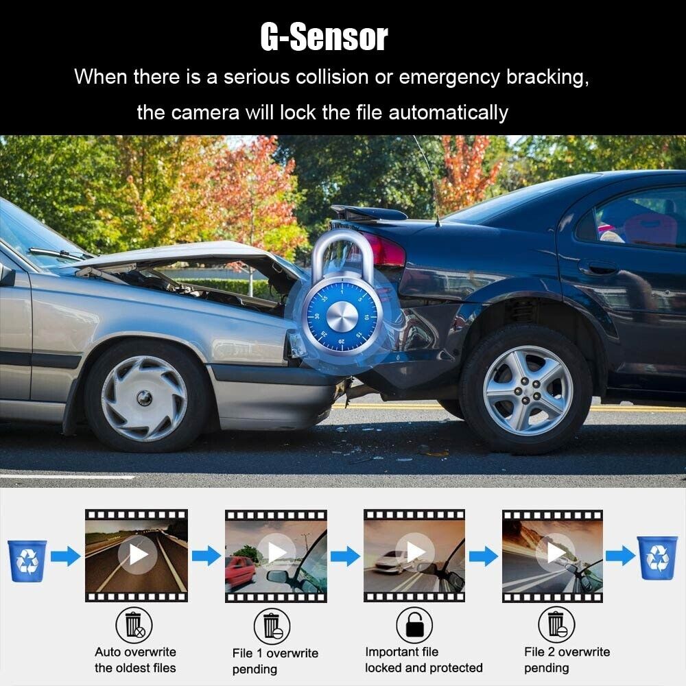 VigiCam CabinGuard — Dashcam Double Lens Habitacle & Route Full HD